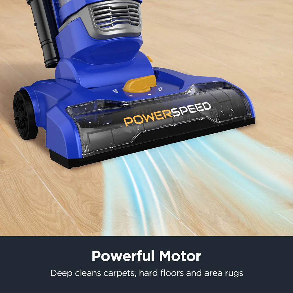 Eureka NEU182A PowerSpeed Bagless Upright Vacuum Cleaner, Lite, Blue - Image 4