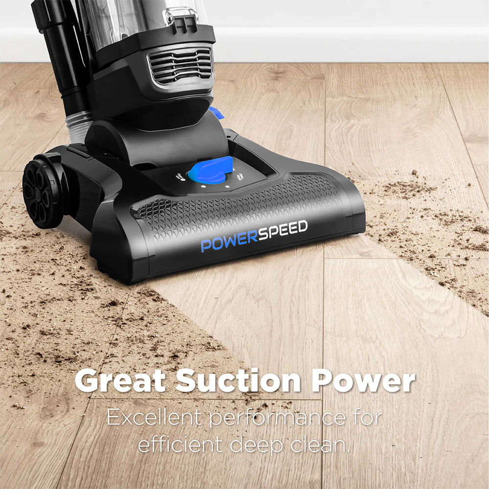 Eureka PowerSpeed Lightweight Upright Vacuum Cleaner for Carpet and Hard Floor, Powerful Bagless Upright Vacuum Cleaner for Home Pets, NEU181A, Blue - Image 3