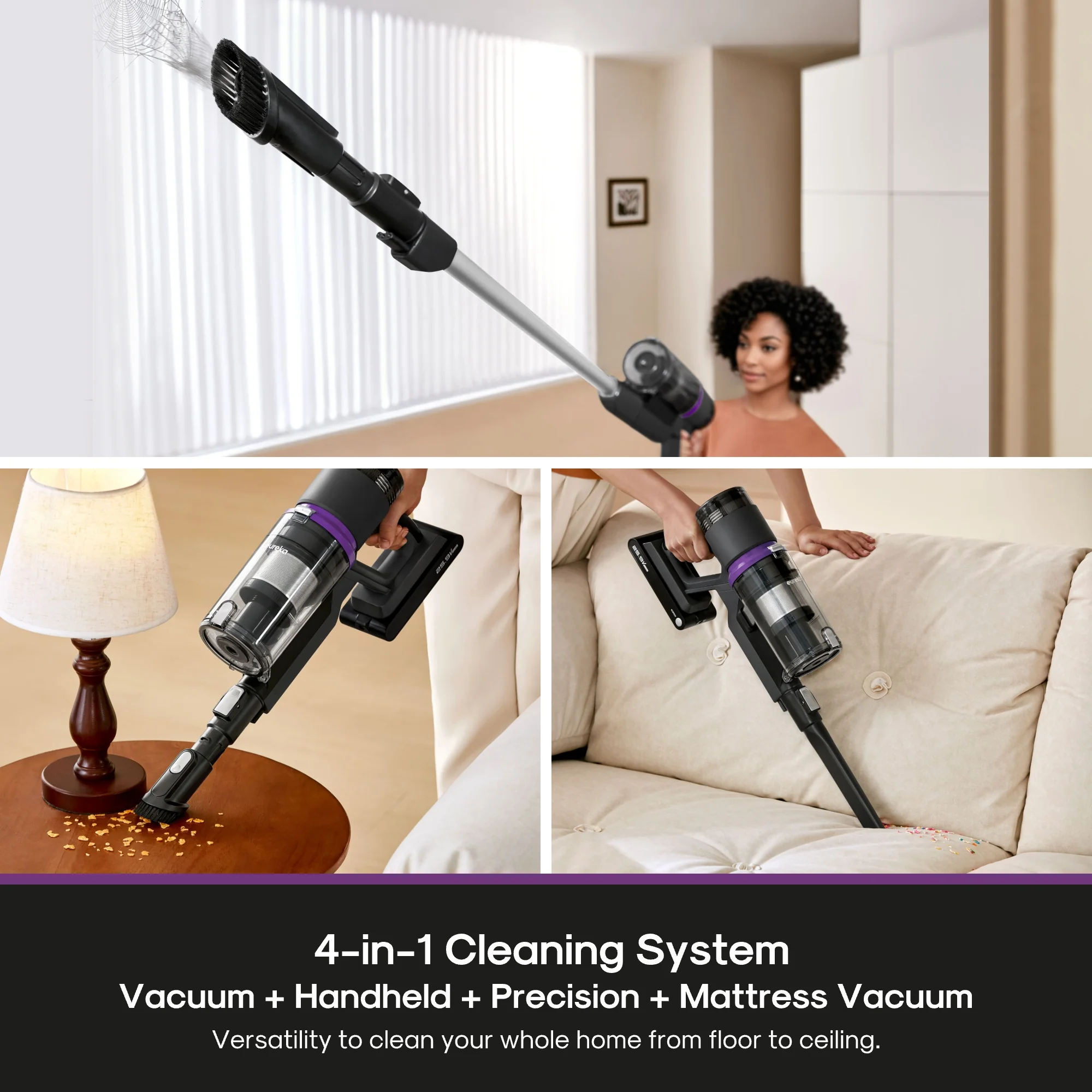 Eureka ReactiClean 410, Cordless Vacuum Cleaner Lightweight - Image 6